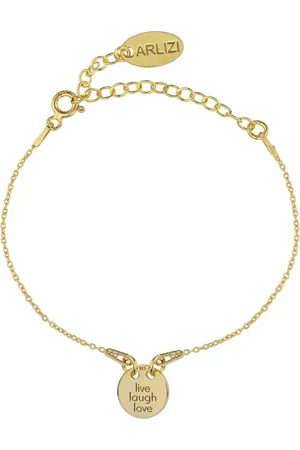ARLIZI 1450 Armband Bedel Live Laugh Love - Dames - Verguld - 19 cm