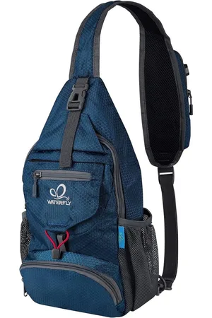 Merkloos Orstzak Sling Bag klein: opvouwbare heer crossbody bodybag crossbag slingbag crossover single borst rugzak schoudertas schoudertas crossbody heren dames reizen wandelen