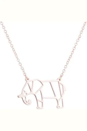 Amodi 24/7 Jewelry Collection Origami Olifant Ketting