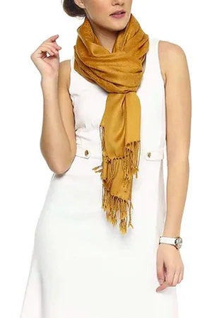 N3 Collecties N3Collecties Fijne Wollen Jacquard Paisley Dames Sjaal/Stola Paisley: