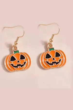 Akyol Pompoen oorbellen - - pompoen - Cadeau - pompoen sieraad - oorbel pompoen - halloween oorhangers - Halloween -trick or treat -Sieraad - carnaval- griezelig - oorbel - meisjes -sint maarten - horror – cadeau - gift
