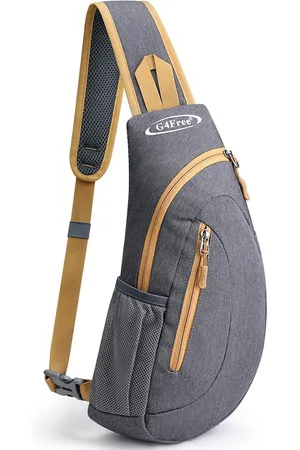 Merkloos Lichte borstzak, sling-schouderrugzak, leuke schoudertas, driehoekpak, rugzak voor wandelen, fietsen, reizen of multifunctionele dagpacks