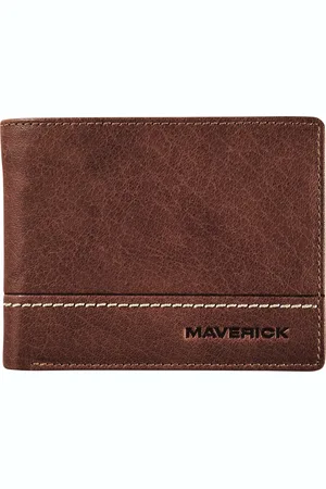 Maverick Brown - portemonnee - billfold - volnerf rundsleder