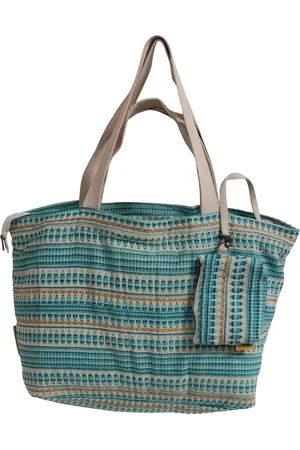 Mycha Ibiza Strandtas - weekendtas - shopper - handtas - rits - clutch - katoen – MYC220072