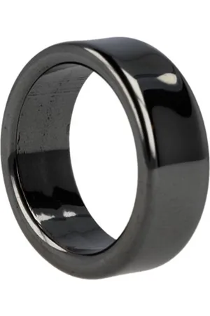 Ruben Robijn Hematiet edelsteen ring plat 8 mm - 18