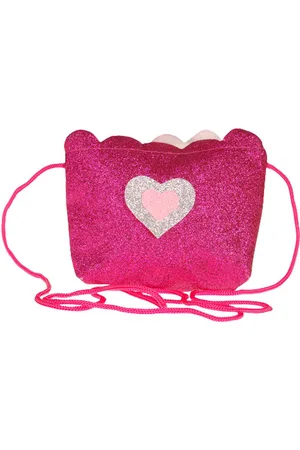 S.Y.W Mini schoudertasje glitters - 12x11 cm