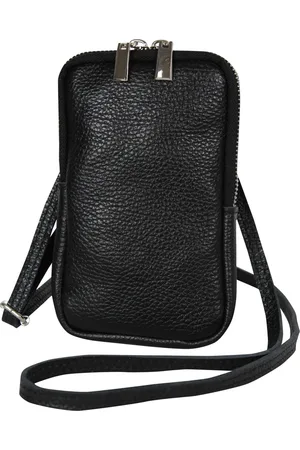 AmbraModa GLX17 - Crossbodytas, telefoontas van echt leer 6 inch.