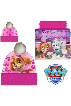Paw Patrol Set - Muts + Colsjaal / Nekwarmer -