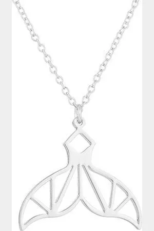 Amodi 24/7 Jewelry Collection Origami Zeemeermin Ketting - Walvisstaart - Walvis - Staart