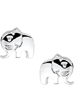 Yo&No Oorbellen - Zilver - Oorknoppen - Olifant - 8,5/6mm - Kinderen - Zilver 925