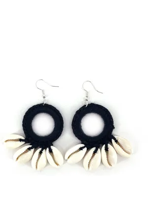 Fashion Favorite Sea Shell Oorhangers - | Schelp Oorbellen | Lengte 7 cm |