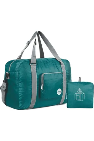 Merkloos Handbagagetas voor vliegentuig, reistas, small, opvouwbare handbagage, koffer, 55 x 40 x 20 cm / 45 x 36 x 20 cm, sporttas, ziekenhuistas, weekendtas, D - donkergroen.