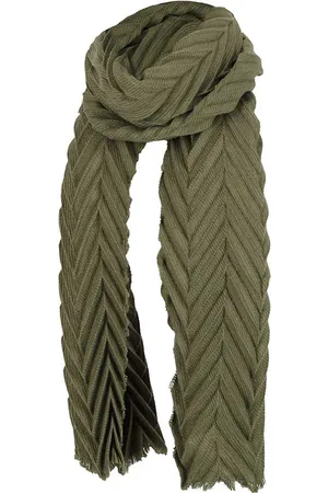 sarlini Langwerpige Woven Plisse Sjaal