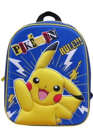 CyP Pikachu Pokémon 3d-rugzak 30 Cm Geel