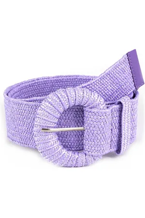 Fashion Favorite Olivia Gevlochten Riem - | 95 x 4,5 cm | Rotan/Stro | Kunststof/Polyester |