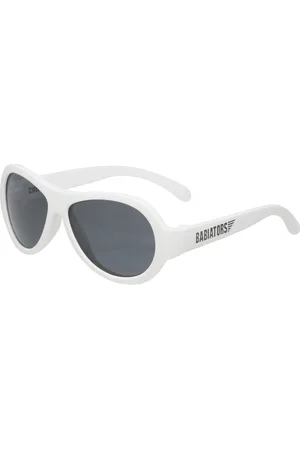 Babiators Onbreekbare baby zonnebril met Verlies & Breuk garantie - Wicked White 3-7 jaar