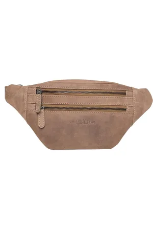ARRIGO BELLO Heuptas Heuptasje Fanny Pack Buideltasje Festival Tasje - Leer -