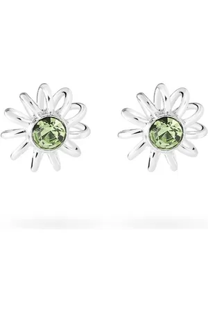 JUULRY Peridot Bloem Oorknopjes 925