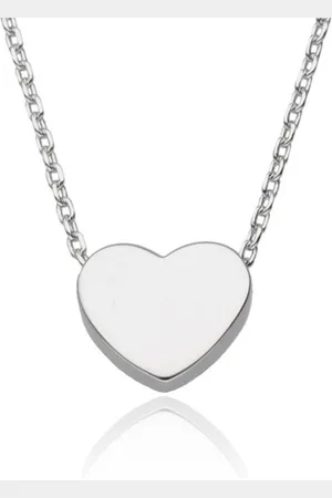 Zilver En Ketting met hart hanger - en dames ketting met hanger - Amona Jewelry