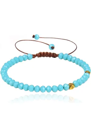 Memphis Armband Natuursteen - 4mm Facetkraal Royal