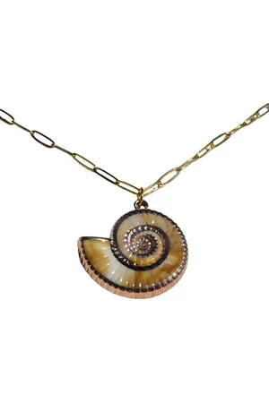 2 Love It Amoniet - Ketting - Stainless steel - Lengte 46 cm - Goudkleurig