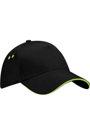 Beechfield Unisex Ultimate 5 Panel Contrast Baseball Cap met Sandwich Peak / Hoofddeksel