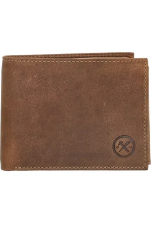Hide & Stitches Idaho Portemonnee - - 100% Leer