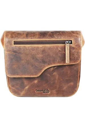 Greenland Montana Schoudertas Leer 21 cm