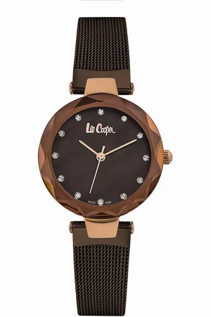 Lee LC06607.440 - Horloge - Analoog - Dames - Vrouwen - Milanees band - Rose Goud