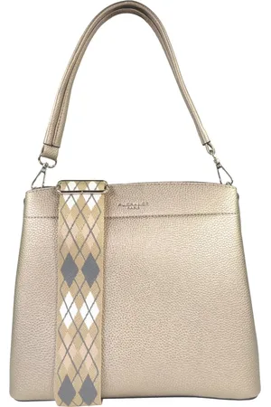 Flora & CO Fashion trendy handtas goudkleurig