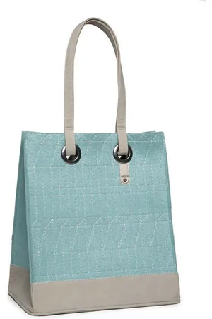 Cortina Handtas Minsk azuur blauw vilt - Fietstas 30 liter