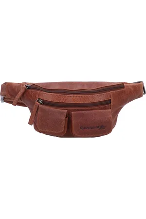 Greenland Leren Gordeltas Schoudertas Montana Waistbag Bruine