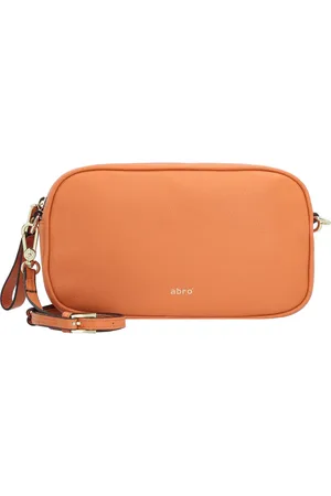 Abro+ Leren Schoudertas Leather Dalia Crossbody Bag Tina Oranje