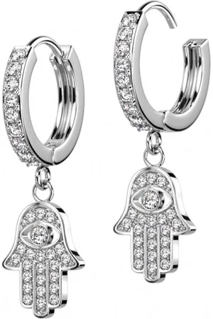 LMPiercings NL Oorbellen hamsa hanger