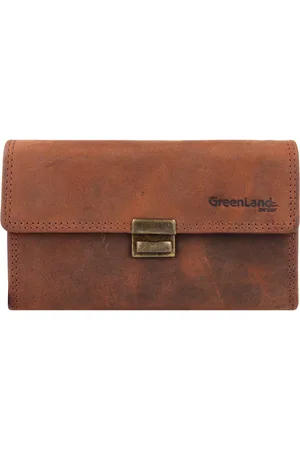 Greenland Leren Kelnerwissel Montenegro Waiter Wallet Bruine