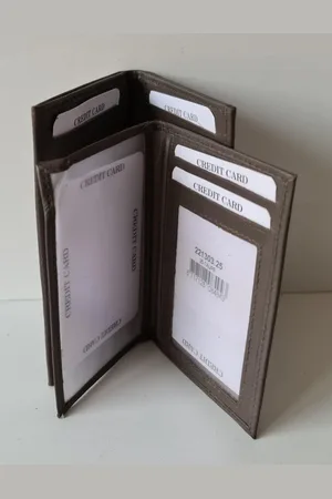 Merkloos Pasjesmap - Creditcardhouder - 2 in 1