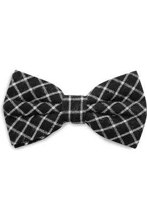 We Love Ties Strikken - Strik Geronimo Grid zwart