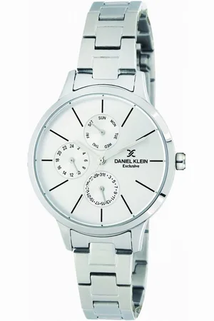 Daniel Klein DK11544-1 - Horloge - Analoog - Dames - Vrouwen - stalen band - rond - Zilverkleurig