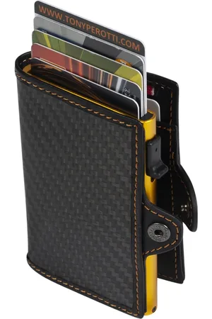Tony Perotti Furbo RFID Pasjeshouder met papiergeldvak, Carbon