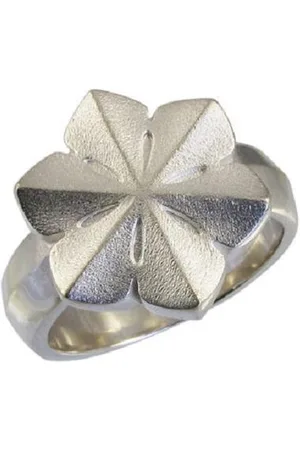 AuBor ®. Zilveren Sneeuwvlok ring - 20mm