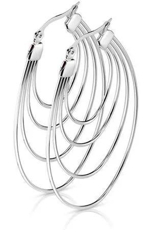 LMPiercings NL Oorbellen Quadruple Layered Ovals