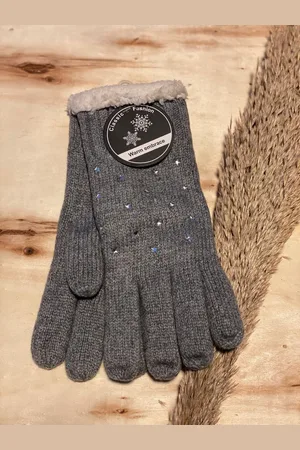 Merkloos Winter Handschoenen - Dames - Verwarmde - met Glanzende Sterren