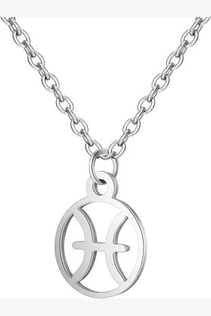 Amodi 24/7 Jewelry Collection Vissen Ketting - Cirkel - Sterrenbeeld - Horoscoop
