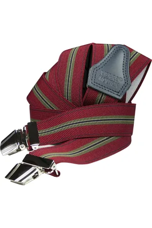 Pierre Mouton Nancy Bretel - Bretels - Volwassenen - Heren - - 140cm - 3 brede clips - XL - XXL