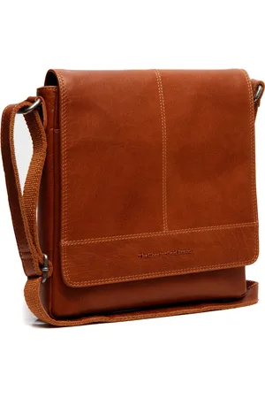 Chesterfield Leren Schoudertas Cognac Hanau
