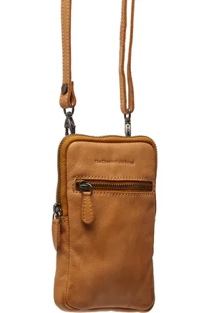 Chesterfield Leren Telefoontasje Okergeel Salta