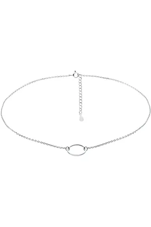 Zilver En Ketting Choker - chocker dames - Dames ketting Chocker - 925 - Gerhodineerde en Choker - Amona Jewelry