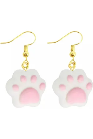 Akyol Kattenpoten oorbellen- - Kattenpoten oorhangers -Cadeau - sieraad - Cat - dieren oorbellen - dieren - Poes - Sieraad - oorbel - oorhangers boerderij – cadeau-carnaval - gift