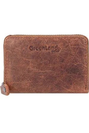 Greenland Montana Creditcard etui RFID Leer 10,5 cm