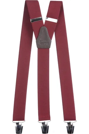 Pierre Mouton Sterke Bretel - Bretels - Volwassenen - Heren - - 140cm - 3 brede clips - XL - XXL